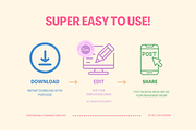 BOLD Instagram Carousel Posts, a Social Media Template by Hell Yeah Designs (Thumbnail 4 of 9)
