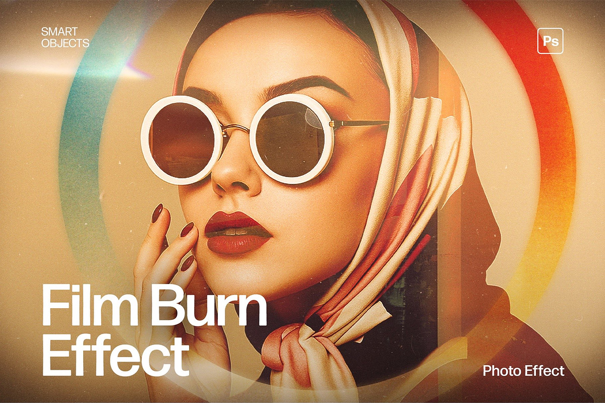 Retro Film Burn Photo Effect, a Layer Style Add-On by DesignerCandies (Photo 7 of 7)