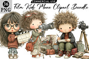 Film Kids Mane Clipart, an Illustration by Daily.Designs (Thumbnail 1 of 5)