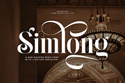 Simlong - Elegant Serif Font, a Serif Font by TypeLogue (Thumbnail 1 of 5)