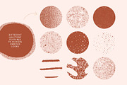 Abstract Halftone Textured Shapes, an Object Graphic by Ramona Schratt (Thumbnail 3 of 11)
