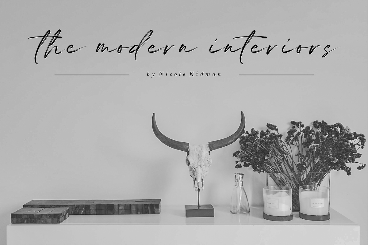 Leighton | authentic brush font preview 7