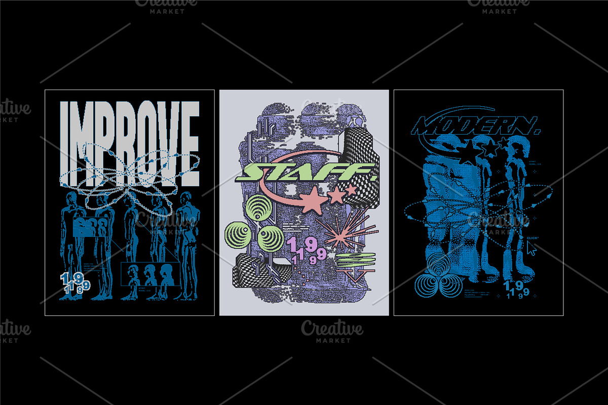 BRUTALISM PRINTS // POSTERS, an Object Graphic by BonkiStudio (Photo 6 of 12)