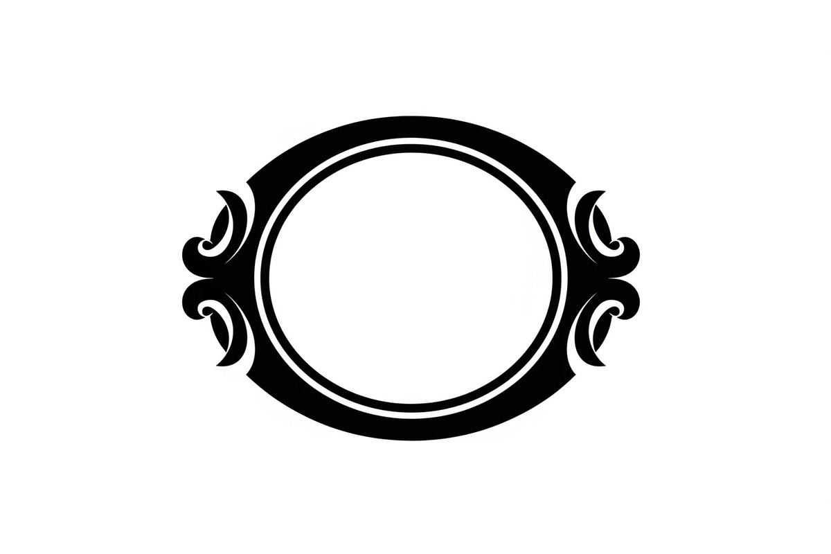 Vintage Oval Frame Vector Bundle, an Illustration by musafir_fashion (Photo 17 of 31)