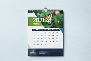 2021 Calendar- Wall Calendar