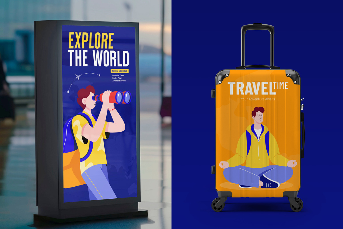 Travel illustration Art, a Person Illustration by Vectors Market (Photo 3 of 9)