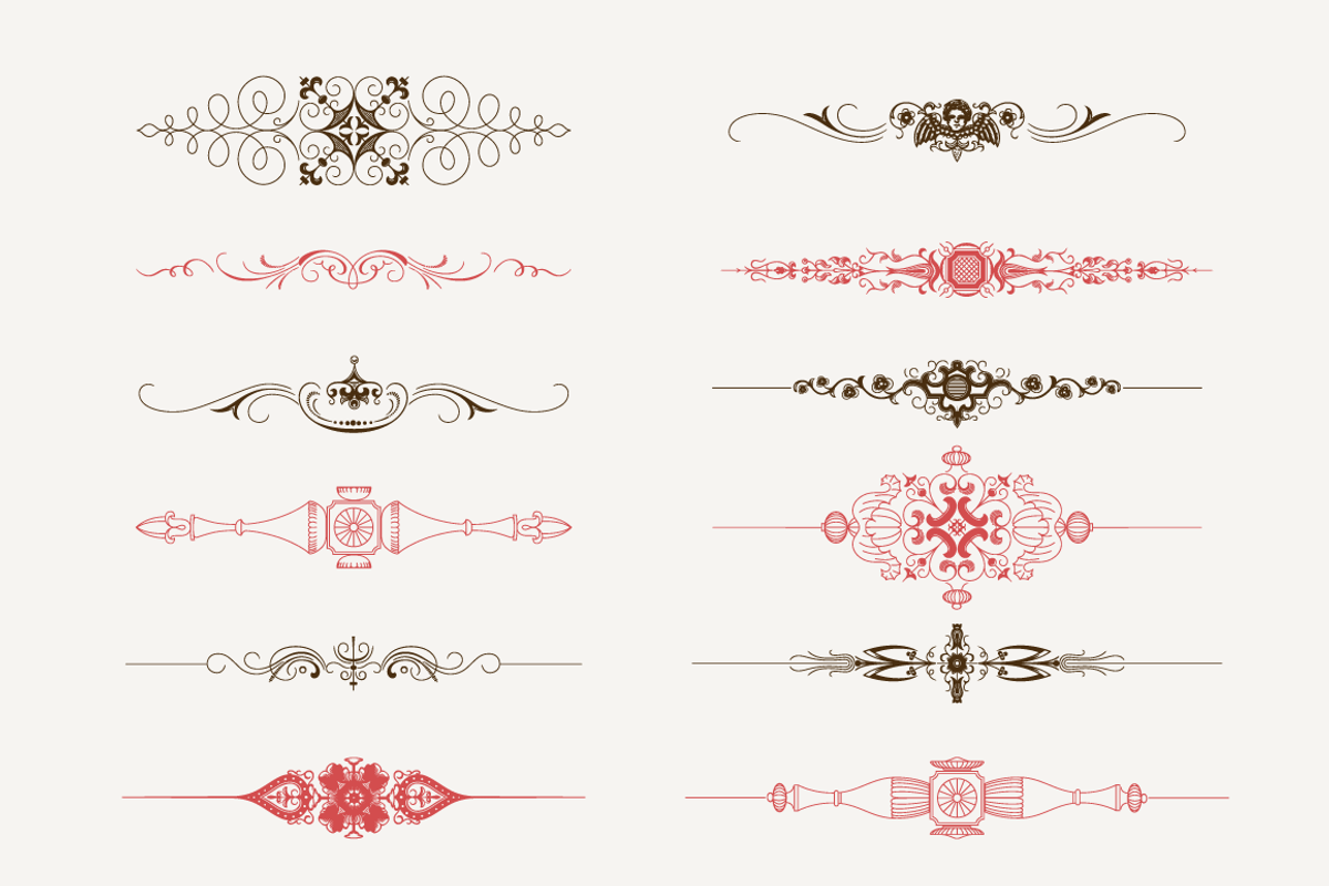 Decorative Text Dividers N°3, an Illustration by Webalys (Photo 1 of 3)