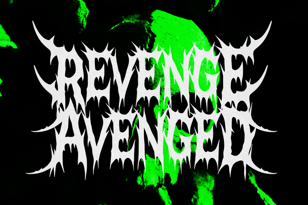 Rhine Infection - Death Metal Font, a Blackletter Font by Masyafi Studio (Photo 5 of 9)