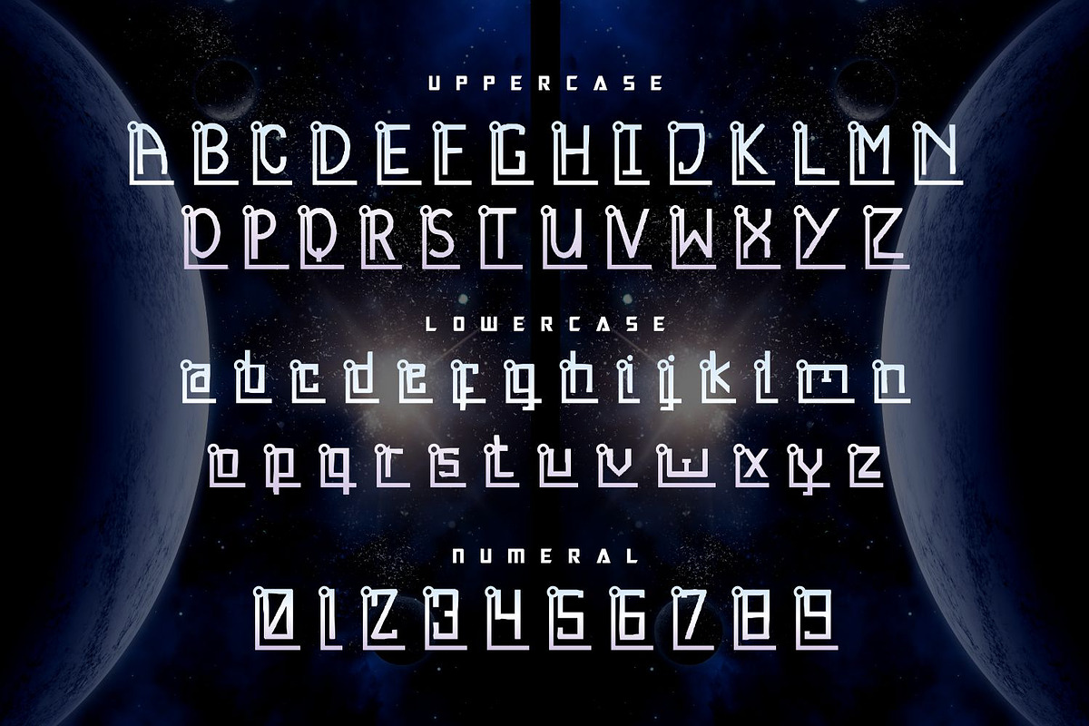 Neuglob - Futuristic Font preview 4