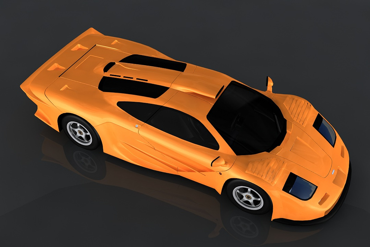 McLaren F1, a Cars & Vehicle 3D Model by valtriiu (Photo 3 of 12)