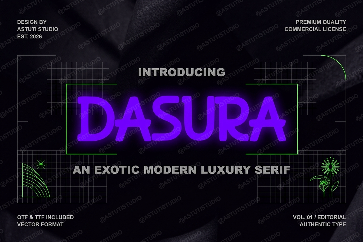 Dasura - Sophisticated Modern, a Serif Font by Astuti Studio (Photo 2 of 25)