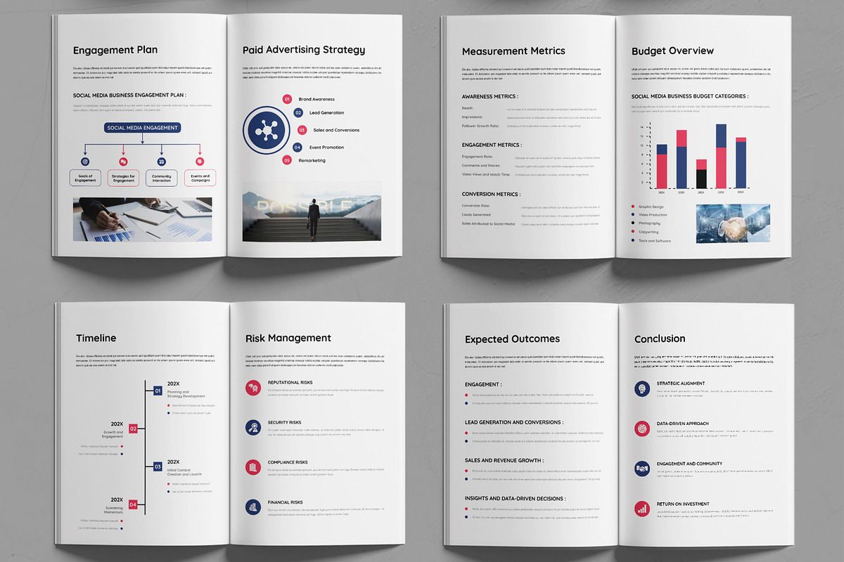 Social Media Business Sponsorship, a Brochure Template by MightyDesign (Photo 3 of 6)