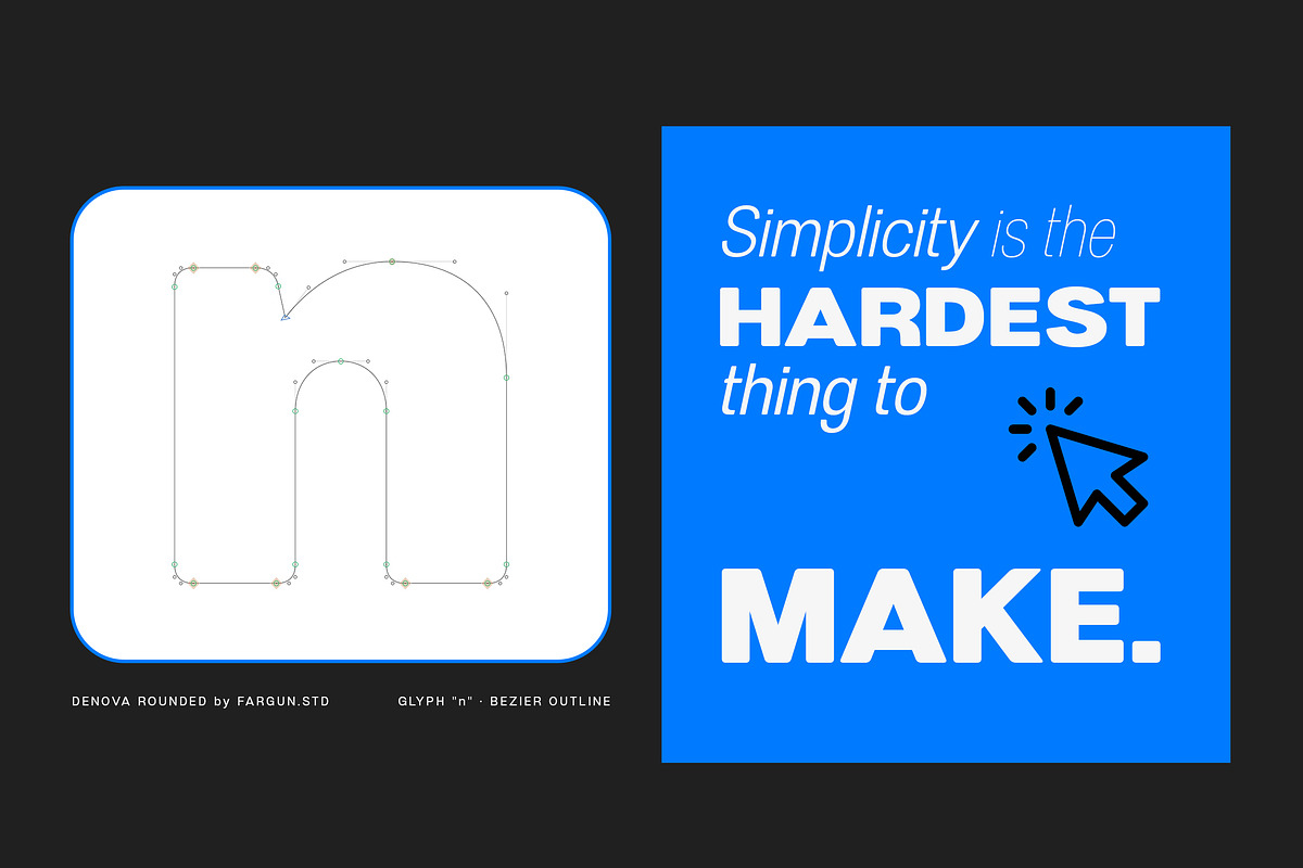 Denova Rounded, a Sans Serif Font by Fargun Studio (Photo 9 of 15)