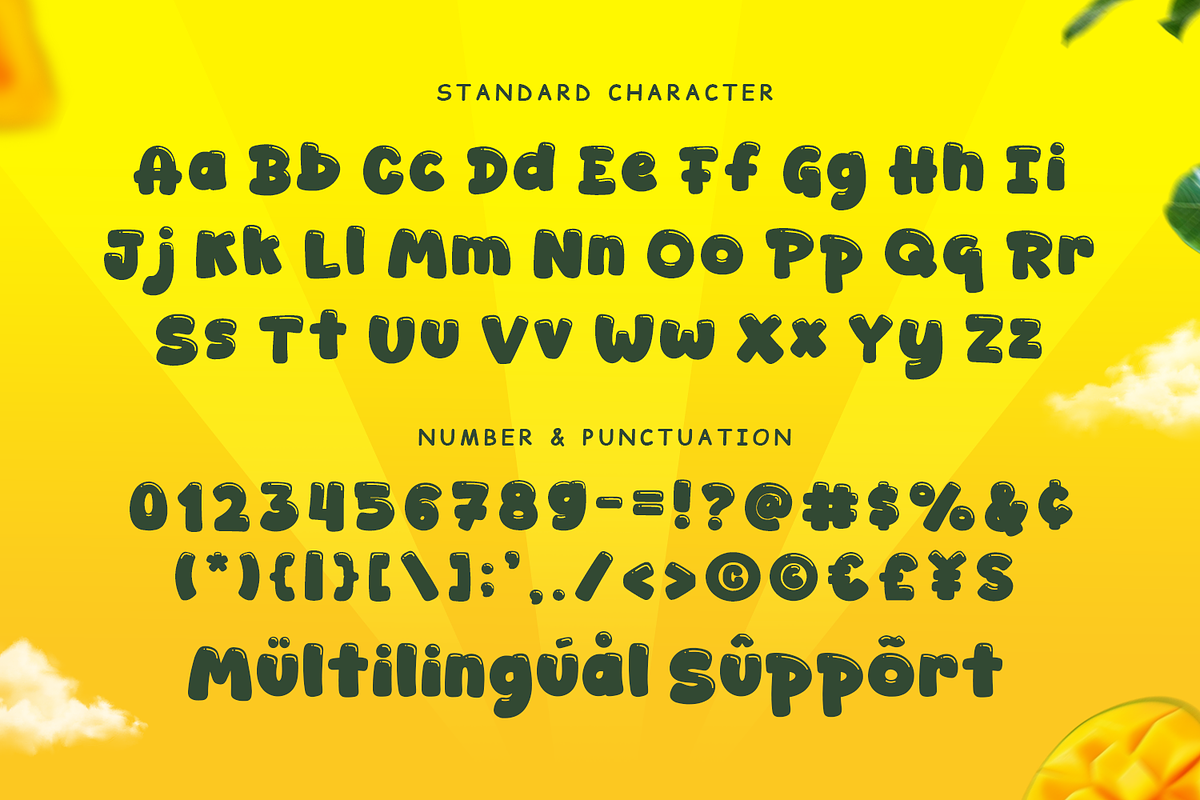 Mango Ice - Food Font, a Handwritten Font by Mozatype (Photo 8 of 8)