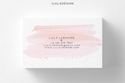 Pink Lashes Business Card, a Business Card Template by iloladesign (Thumbnail 2 of 2)