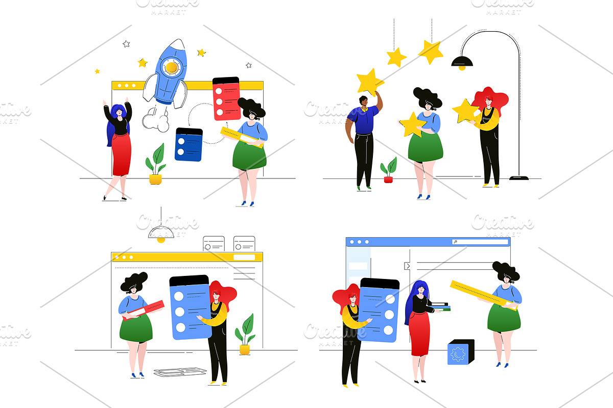 Business & Workflow Illustration Kit, an UI Kit Template by Boyko Pictures (Photo 16 of 16)