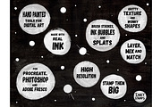 Geometric Stamp Brushes - Photoshop, a Brush Add-On by INKY STAMP BRUSHES (Thumbnail 8 of 10)