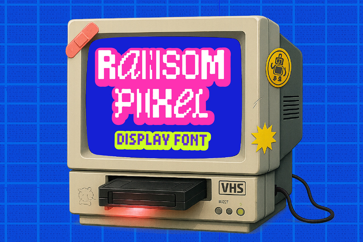 Ransom Pixel - Display Font, a Font by Edignwn Type (Photo 1 of 10)