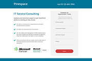 IT Consulting Landing Page [PSD], a Landing Page Template by Apexure Designs (Thumbnail 2 of 3)