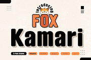 Fox Kamari : 5 Font Styles, a Sans Serif Font by Fox7 By Rattana (Thumbnail 1 of 15)