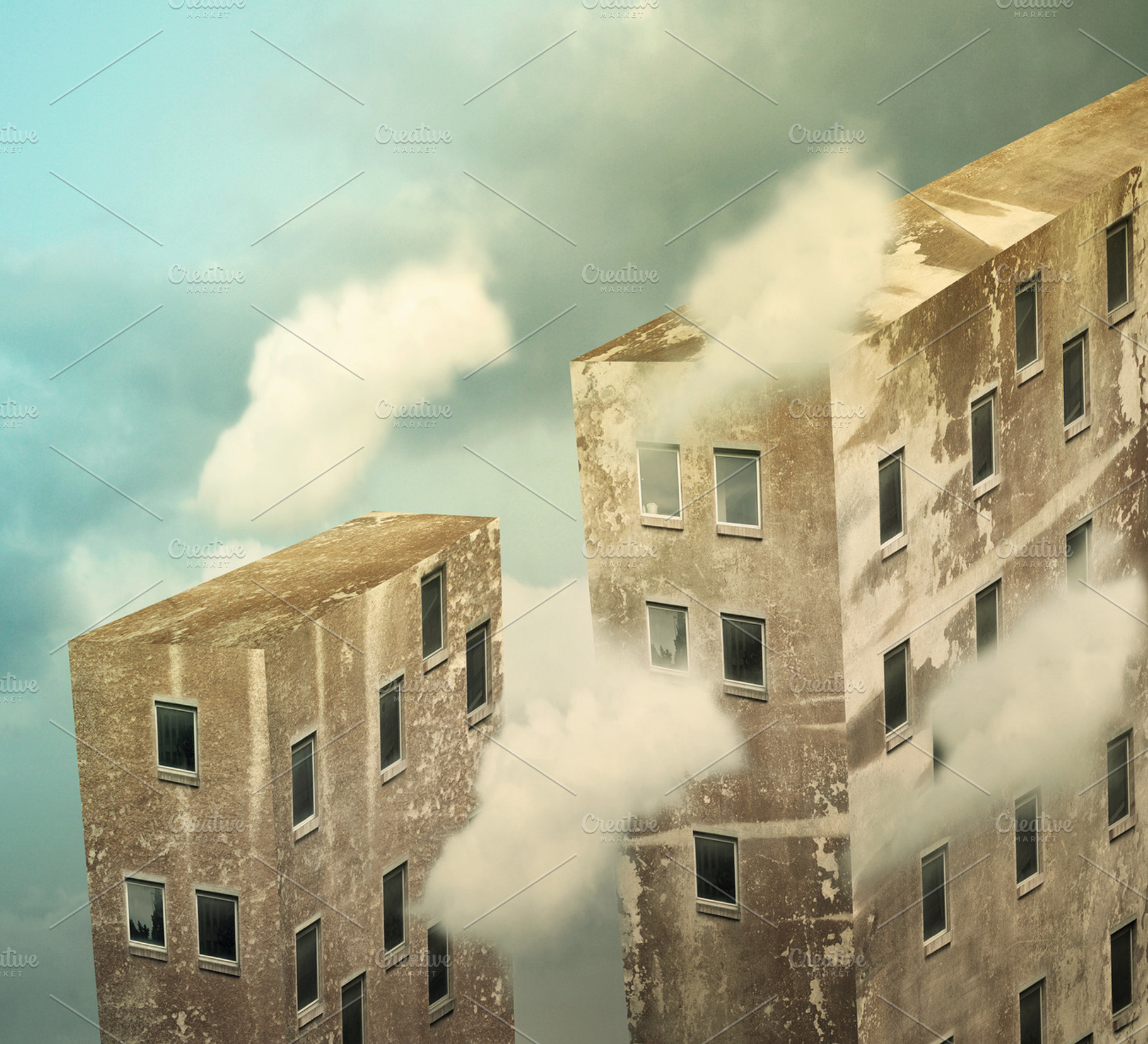 Skyscrapers beyond the sky