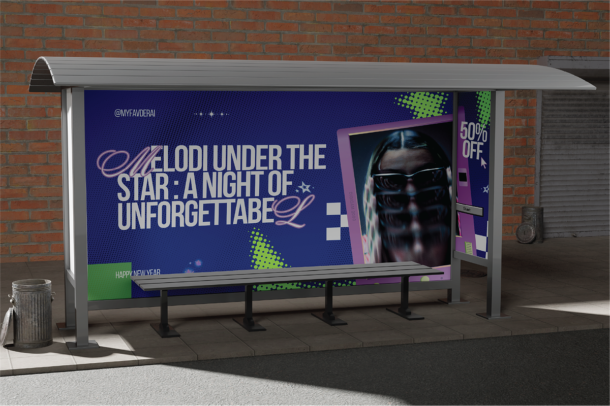 Bus Stop Shelter Mockup, an Advertising Mockup by Dudukbersama (Photo 1 of 4)