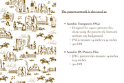 Equestrian Illustrated Print, a Pattern Graphic by Hughes Studio (Thumbnail 6 of 8)