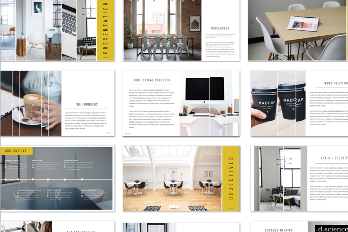 Creative Pitch Deck Bundle 50% OFF, a Presentation Template by Template Monkey @dscience (Photo 8 of 30)