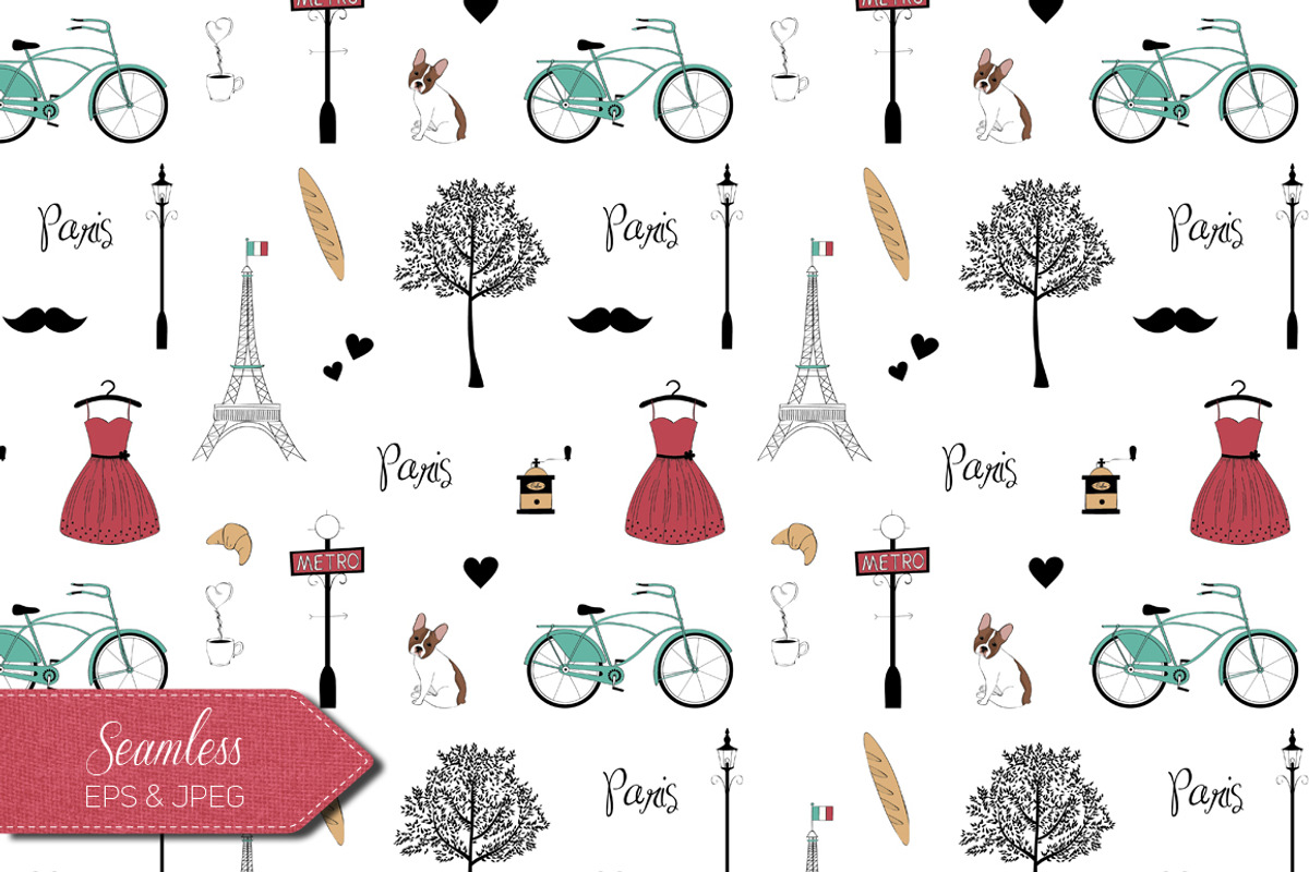 Paris Collection, a Background Graphic by Alina Tsesarskaya (Photo 5 of 5)
