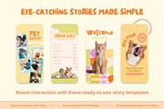 Funky Pets Instagram Story Templates, a Social Media Template by Hell Yeah Designs (Thumbnail 9 of 11)