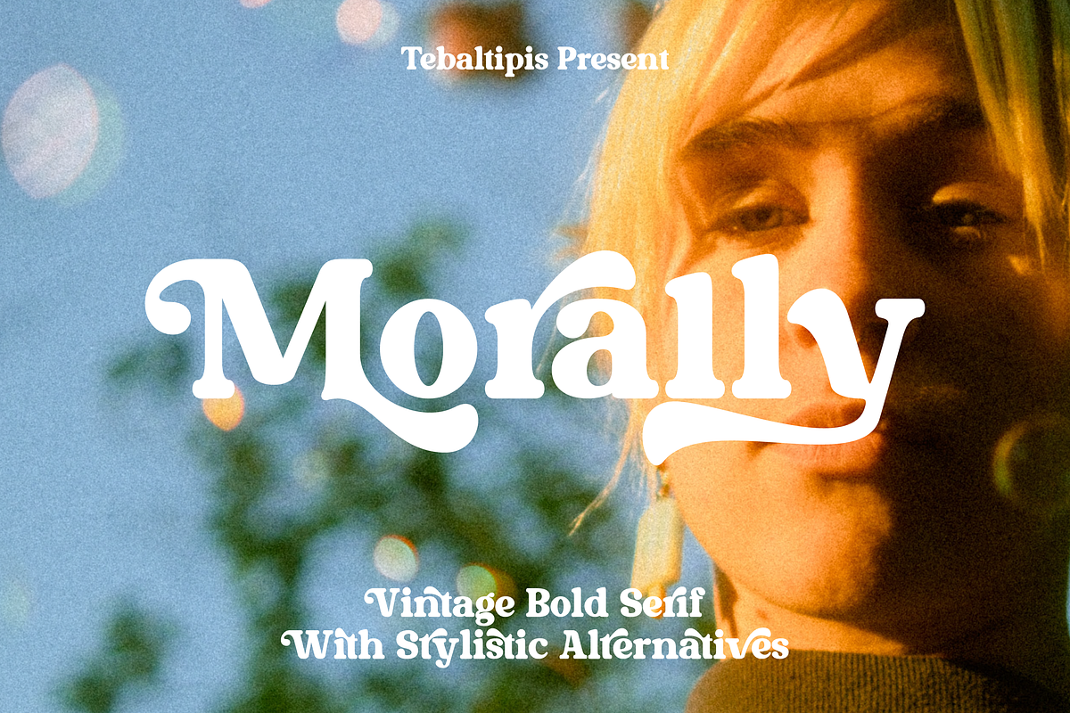 Morally - Vintage Bold Serif, a Serif Font by tebaltipislab (Photo 1 of 13)
