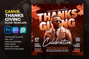 Thanksgiving Flyer Template, a Flyer Template by Artonix