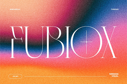 Fubiox - Display Serif, a Serif Font by Nirmana Visual