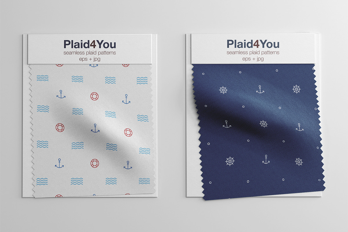 Sea Seamless Patterns, a Pattern Graphic by Plaid4You (Photo 9 of 9)