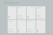 Feminine Business Cards Template, a Business Card Template by The Brand Pub (Thumbnail 1 of 3)