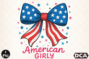 4th of July Hand Drawn Coquette Bow, an Illustration by DreamCafeArt (Thumbnail 1 of 7)