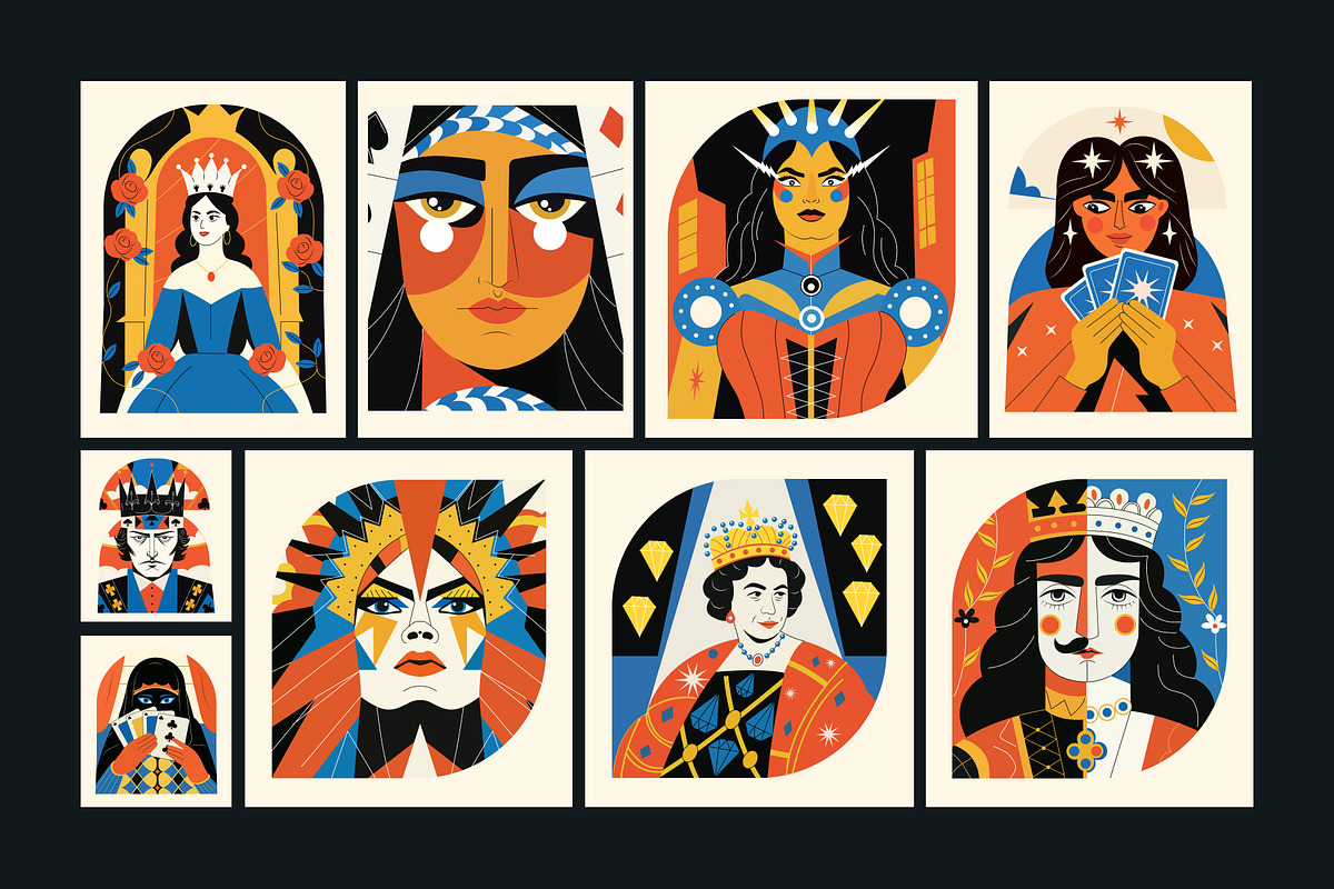 Poker Illustration Art Set, a Sport Illustration by Creative Stall (Photo 6 of 9)
