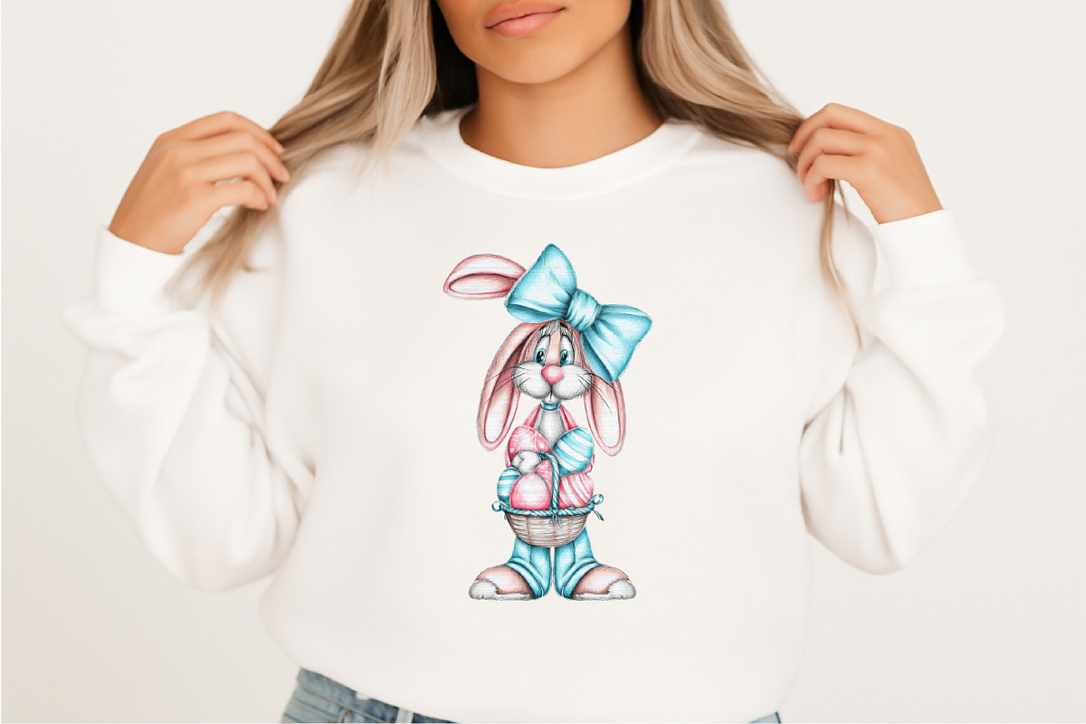 Easter Bunny Watercolor PNG Clipart, an Illustration by SVGArt (Photo 3 of 9)