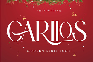 Carilos | Modern Serif Font