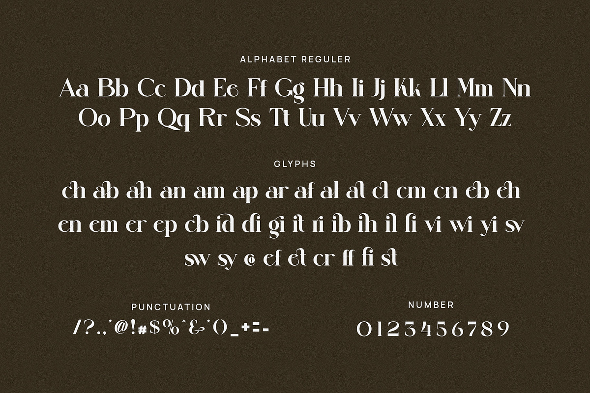 Ganfi Elegant Ligature Serif Font, a Serif Font by Perfectype (Photo 8 of 8)