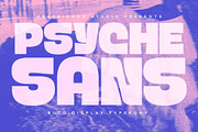 Psychesans, a Sans Serif Font by graphicook (Thumbnail 1 of 10)