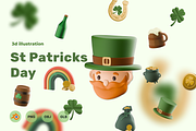 St Patrick's Day 3D Icon Pack, a 3D by Laimmilka (Thumbnail 1 of 4)