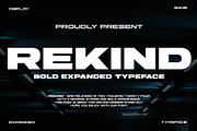 Rekind Expanded Font, a Sans Serif Font by Multype Studio (Thumbnail 1 of 14)