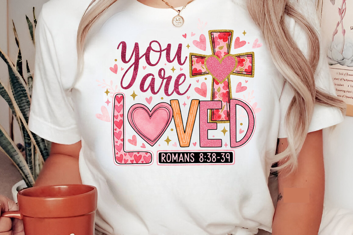 You Are Loved Png, Romans 8 38 39 PN, an Illustration by Designking (Photo 3 of 6)