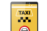 Realistic smartphone with app for, a Transportation Illustration by Vectorbuum (Thumbnail 3 of 3)