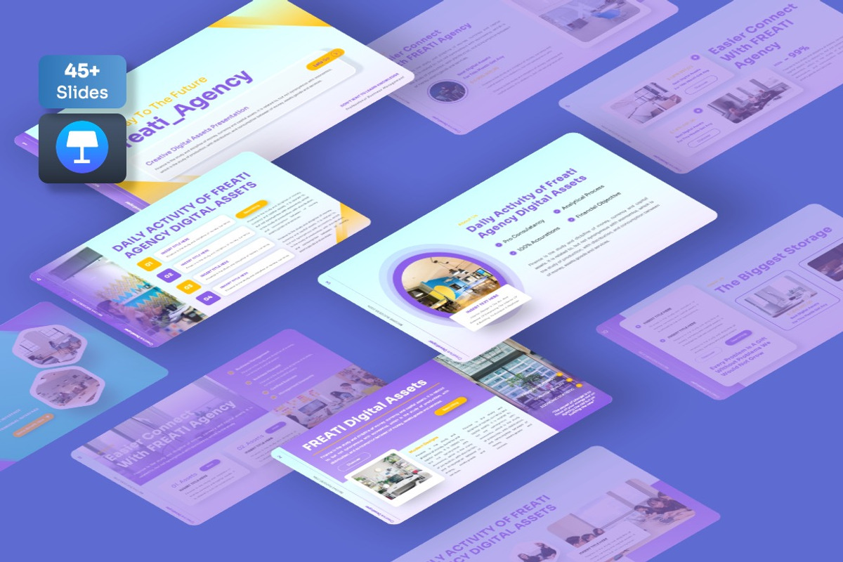 Freati - Creative Digital Keynote, a Presentation Template by Dhabee (Photo 1 of 7)