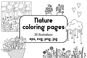 Nature Coloring Pages