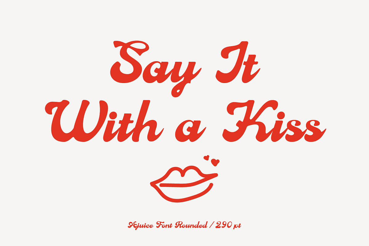 Ajuice Script Font, a Script Font by Panatype™ Studio (Photo 4 of 10)