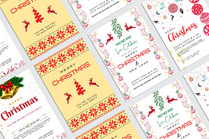 Canva Christmas Invitation Card