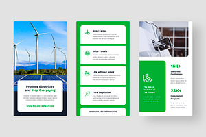 Solar Energy Instagram Templates